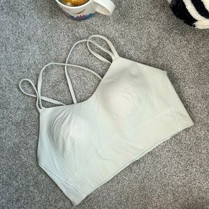 Lululemon White Sportsbra